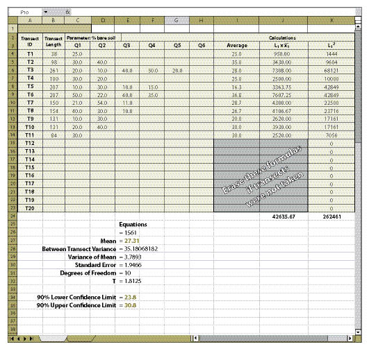 Figure 12.19 - The spreadsheet developed from Figure 12.18 can be checked for accuracy by entering the data in this spreadsheet.